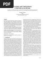 Covariance and Contravariance - A Fresh Look at an Old Issue