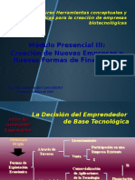 Curso Creación de Empresas Biotecnológicas