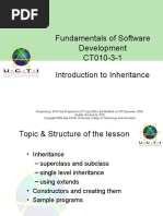 Fundamentals of Software Development CT010-3-1