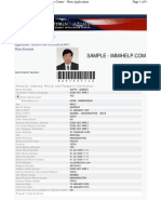 Sample Ds 160 Form Us Visa Application