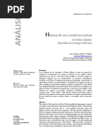 Historia de una ciudad inconclusa en tierra firme