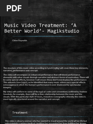 Music Video Treatment v2 Final