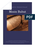 Prosedur Penggunaan Mesin Bubut