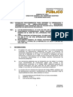 Procedimientos para aprobación de embalajes de mercancías peligrosas