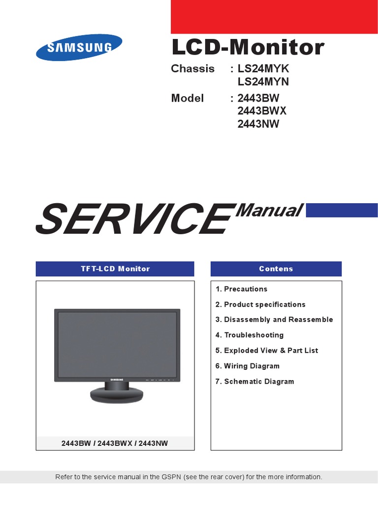 2443BW_BWX_NW Ch.LS24MYK_LS24MYN (sm).pdf | Electrostatic Discharge |  Electrical Connector