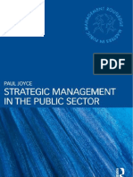 Manajemen Strategis Di Sektor Publik by Paul Joyce (2015) Versi Bahasa Indonesia