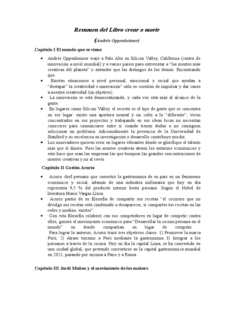 All About The Usa Resumen Por Capitulos