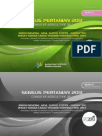 Sensus Pertanian 2013 Angka Nasional Hasil Survei ST2013 Subsektor Rumah Tangga Usaha Tanaman Hortikultura 2014