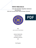 Paper Pancasila: Pancasila Dalam Konteks Sejarah Bangsa Indonesia