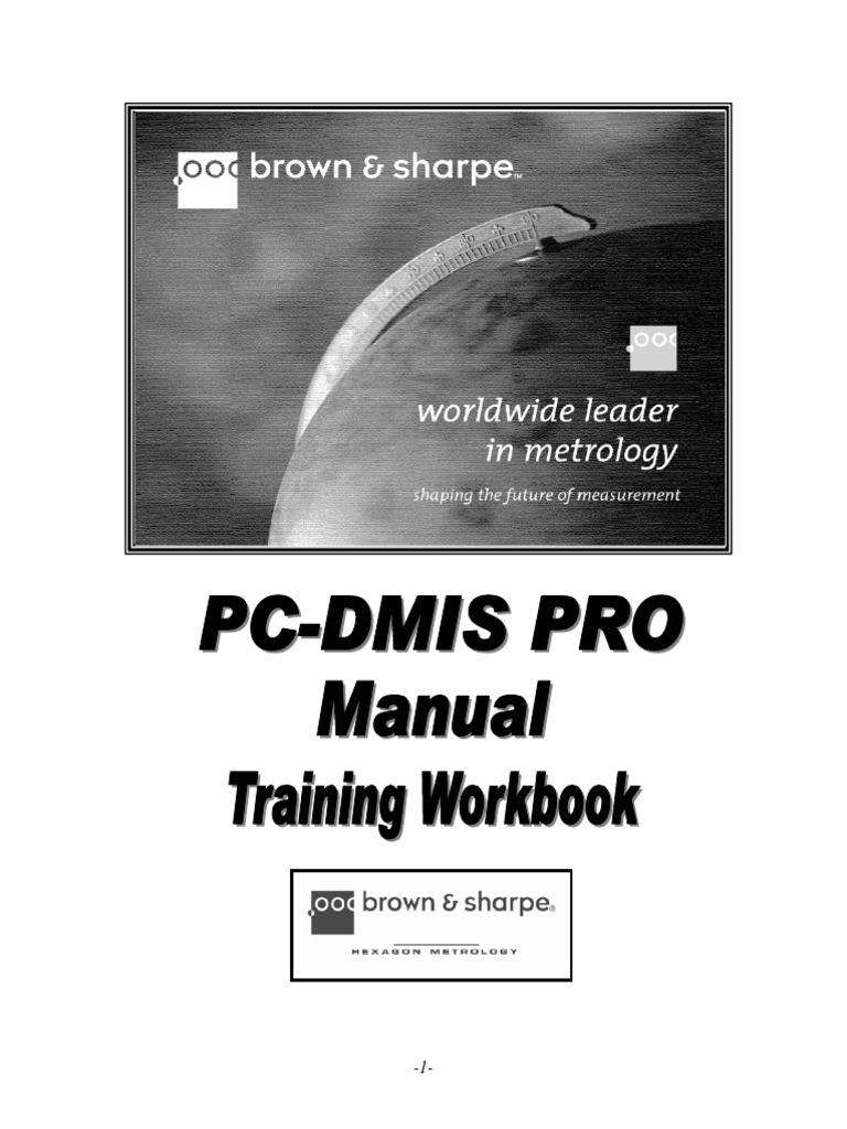 PC-DMIS Training Workbook 2024 | PDF | Euclidean Vector | Cartesian ...