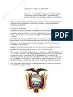 Partes Del Escudo Nacional Del Ecuador y Su Significado