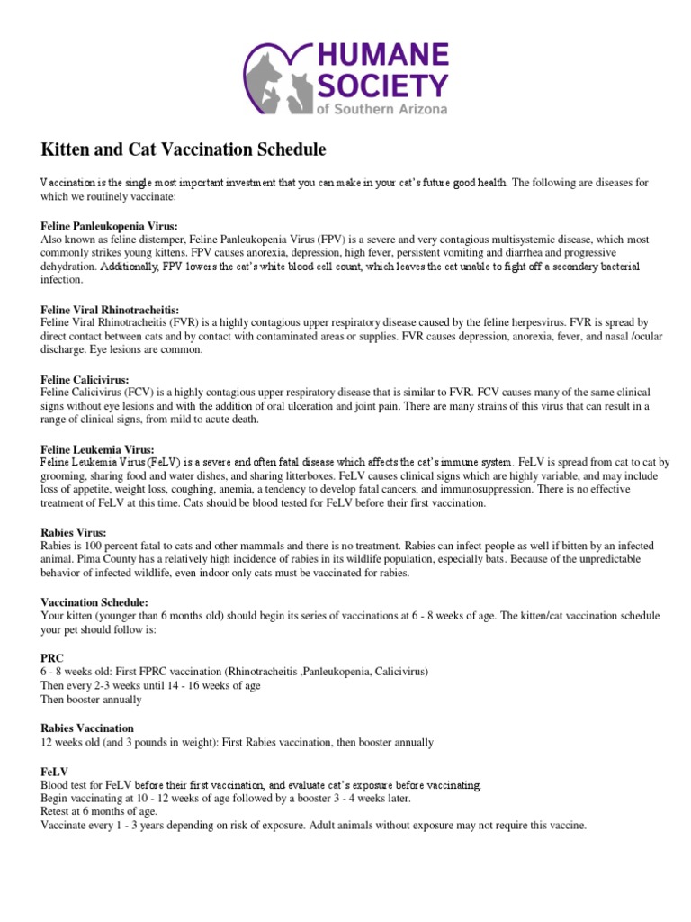 prc vaccine for cats