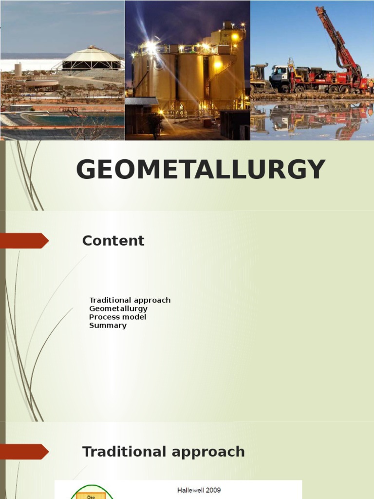 Geometallurgy: Enhancing Mining Efficiency | PDF