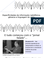 Linguagem radiojornalismo