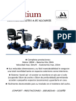 Brochure Libercar Litium Small Lightweight Lithium Battery Comfortable Quality Inexpensive Mobility Scooter Accessible Madrid Sales