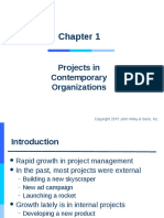 Projects in Contemporary Organizations