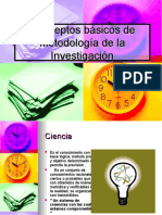 Conceptos Básicos de Metodología de La Investigación