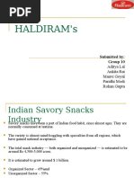 Haldiram'S: Submitted By: Group 10