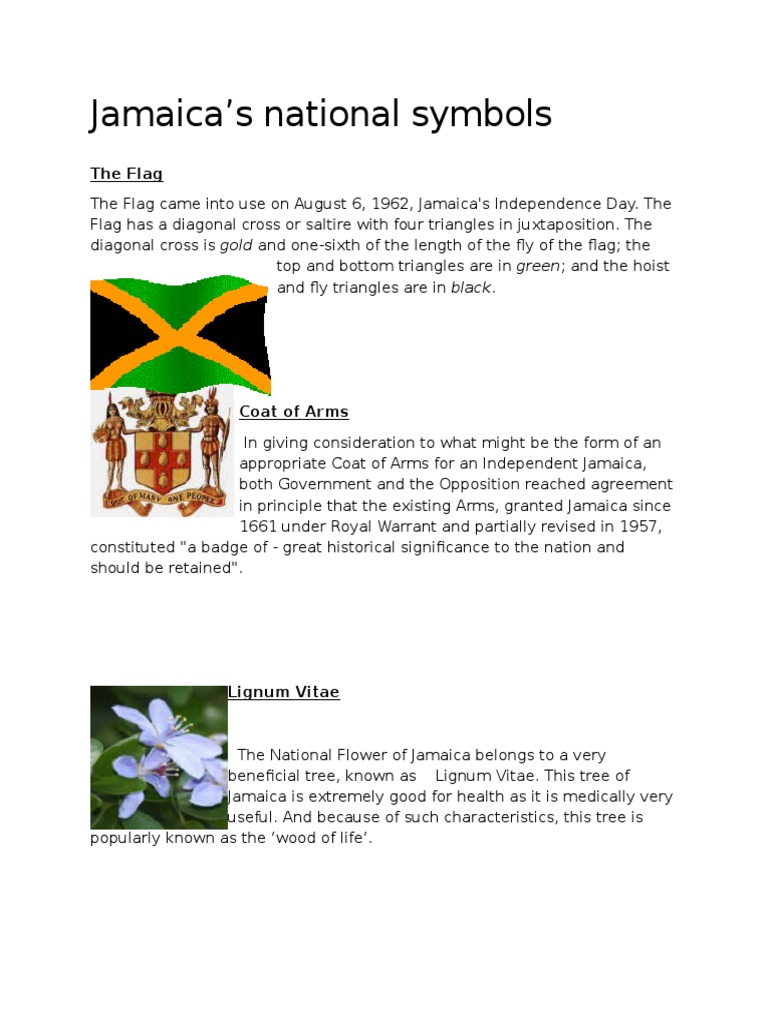 Jamaicas National Symbols