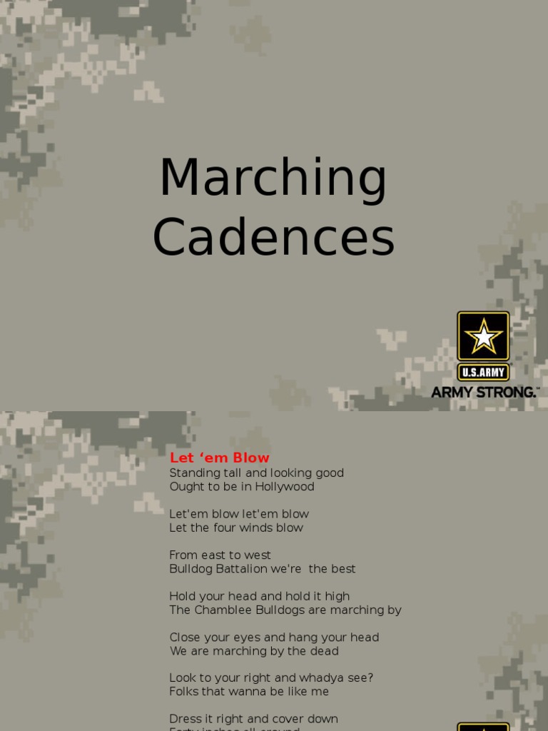 cadences Military Organization Military
