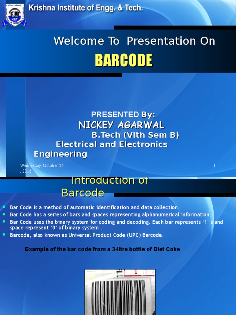 Introduction to Barcode Technology | PDF | Universal Product Code | Barcode