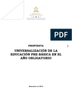2014.11.20 - Plan de Universalización de La Educación Pre-Básica