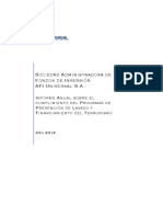 Informe Oficial de Cumplimiento 2014 - 27-Abr-2015