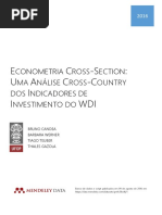 Econometria Cross-section - Análise Cross-country