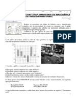 Lista Exercícios Matemática