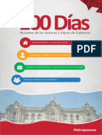 Resumen de Los Avances y Logros de Gobierno (100 Días de PPK)