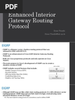 Enhanced Interior Gateway Routing Protocol: Kmar Thaalbi Kmar - Thaalbi@tek-Up - de