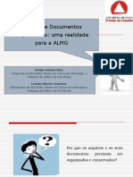 Gestão de documentos ALMG