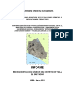 Informe Microzonificacion Sismica Ves