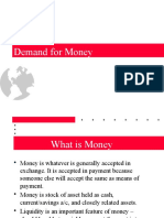 Demand For Money