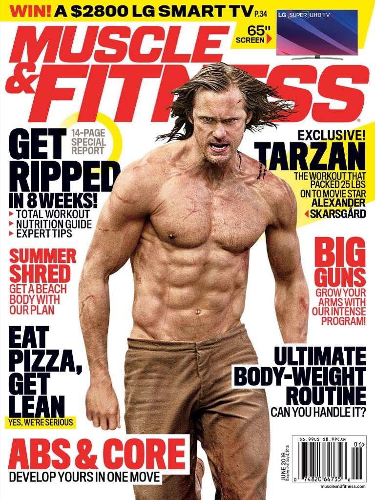 Muscle & Fitness USA June 2016 PDF Tarzan Opioid