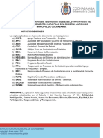 Lineamientos Contrataciones Cochabamba PDF