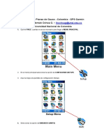 Coordenadas Planas Gauss - Colombia_Garmin