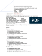 Acta de Observaciones de Recepcion de Obra San Juan Pomacanchi