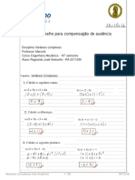 Variáveis Complexas