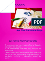 Elaboración Informe Psicologico Psicopedagogico