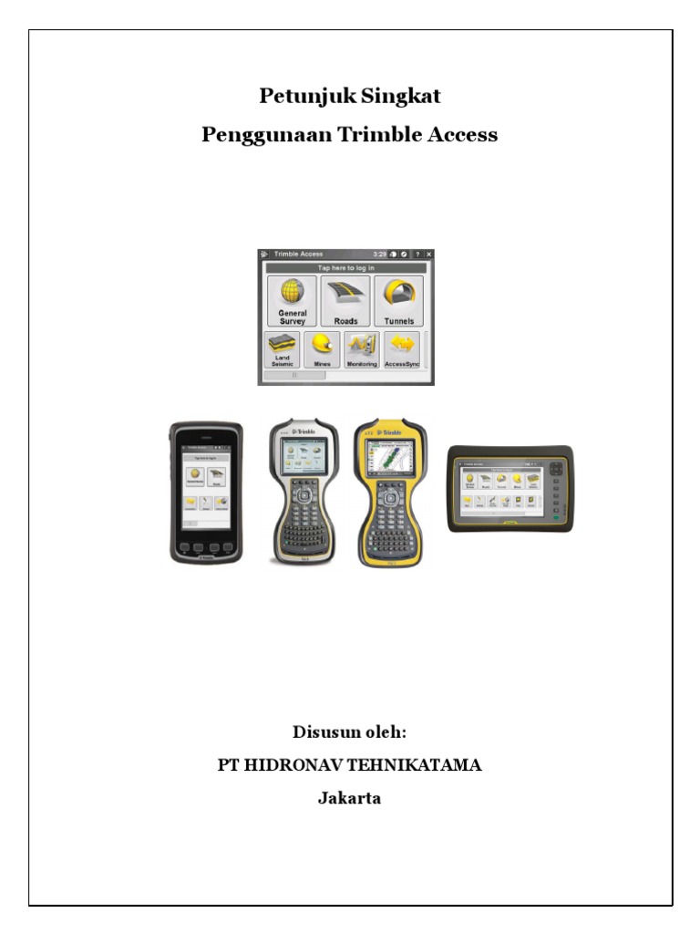 Panduan Penggunaan Trimble Access | PDF | Teknologi & Rekayasa
