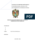 Metodología de Desarrollo de Casos en La Administración de Empresas