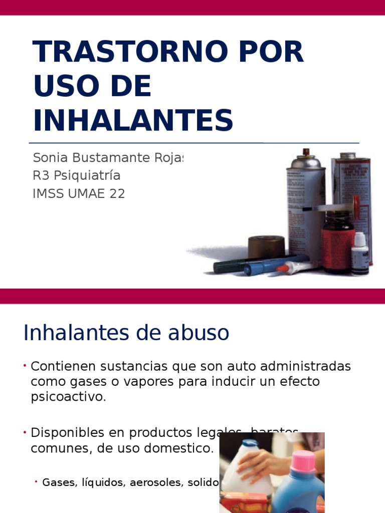 Clasificación y efectos de inhalantes | PDF | Especialidades Medicas ...