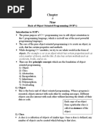 Basics of Object Oriented Programming