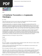 A Existência Necessária e o Argumento Ontológico _ Reasonable Faith