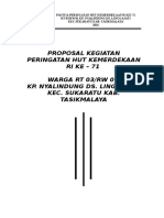 Sansan Munawar Contoh Proposal Kegiatan HUT RI