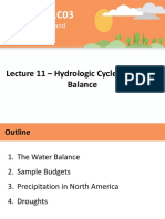 Lecture 11 - Hydrologic Cycle and Water Balance - A2L