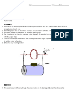 build a motor worksheet