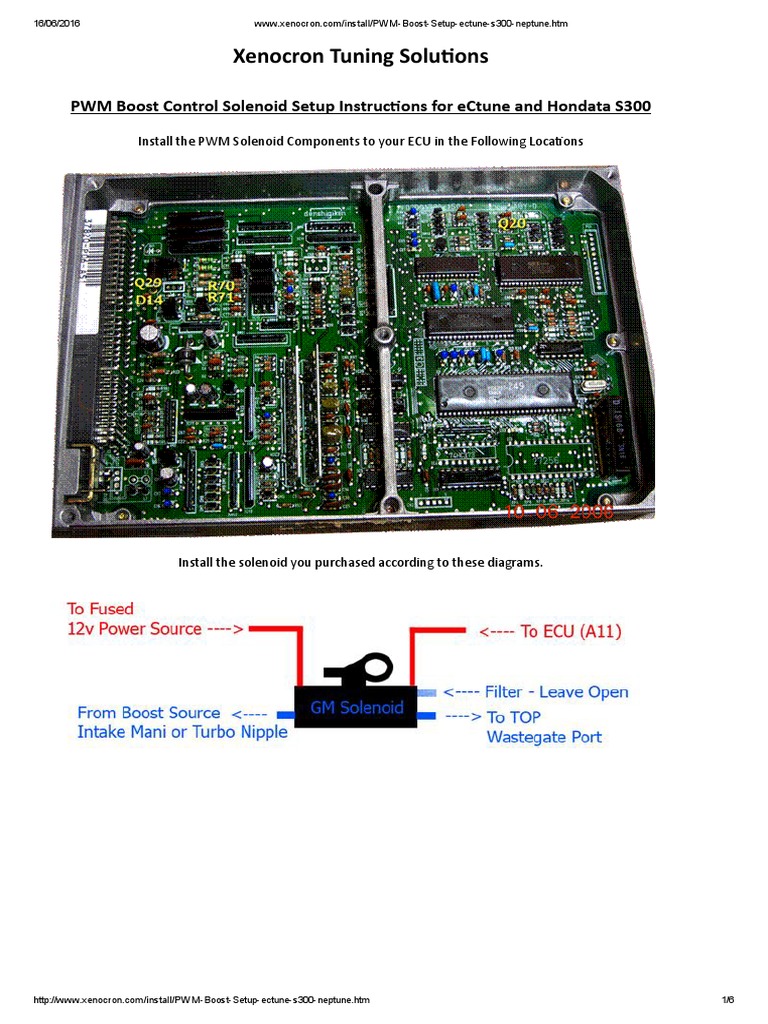 Comprehensive Instructions for Setting Up PWM Boost Control on Hondata