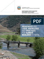 Indigenous Knowledge Report